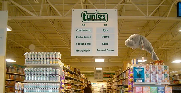 Tunies interior sign by Shark Signs LLC